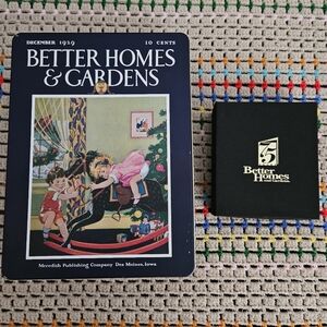 75TH Anniversary Coaster Set & Collector Tin Better Homes & Garden